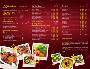 MENU DESIGN FOR INDIAN HERO RESTUARNT | Menu Design by Pinky 