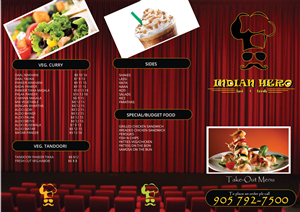 Diseño de Menú por roopaljain para India Gate Inc. | Diseño: #6069025