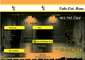 Menu Design by roopaljain
