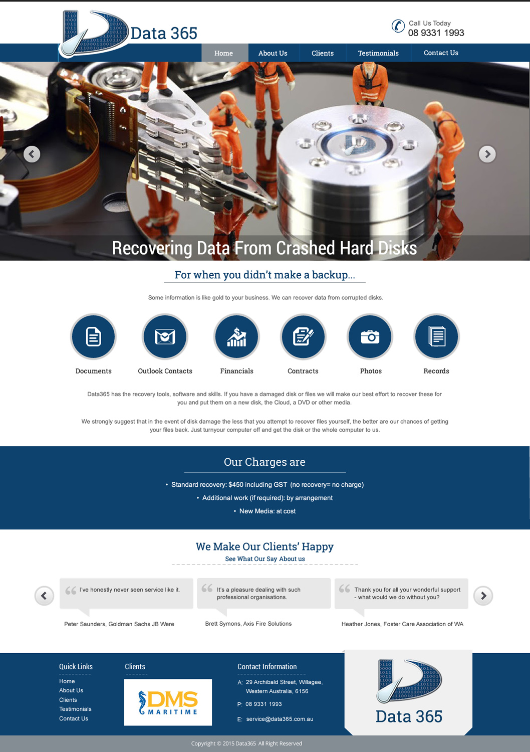 Web Design by harmi_199 for Data365 | Design #6149040