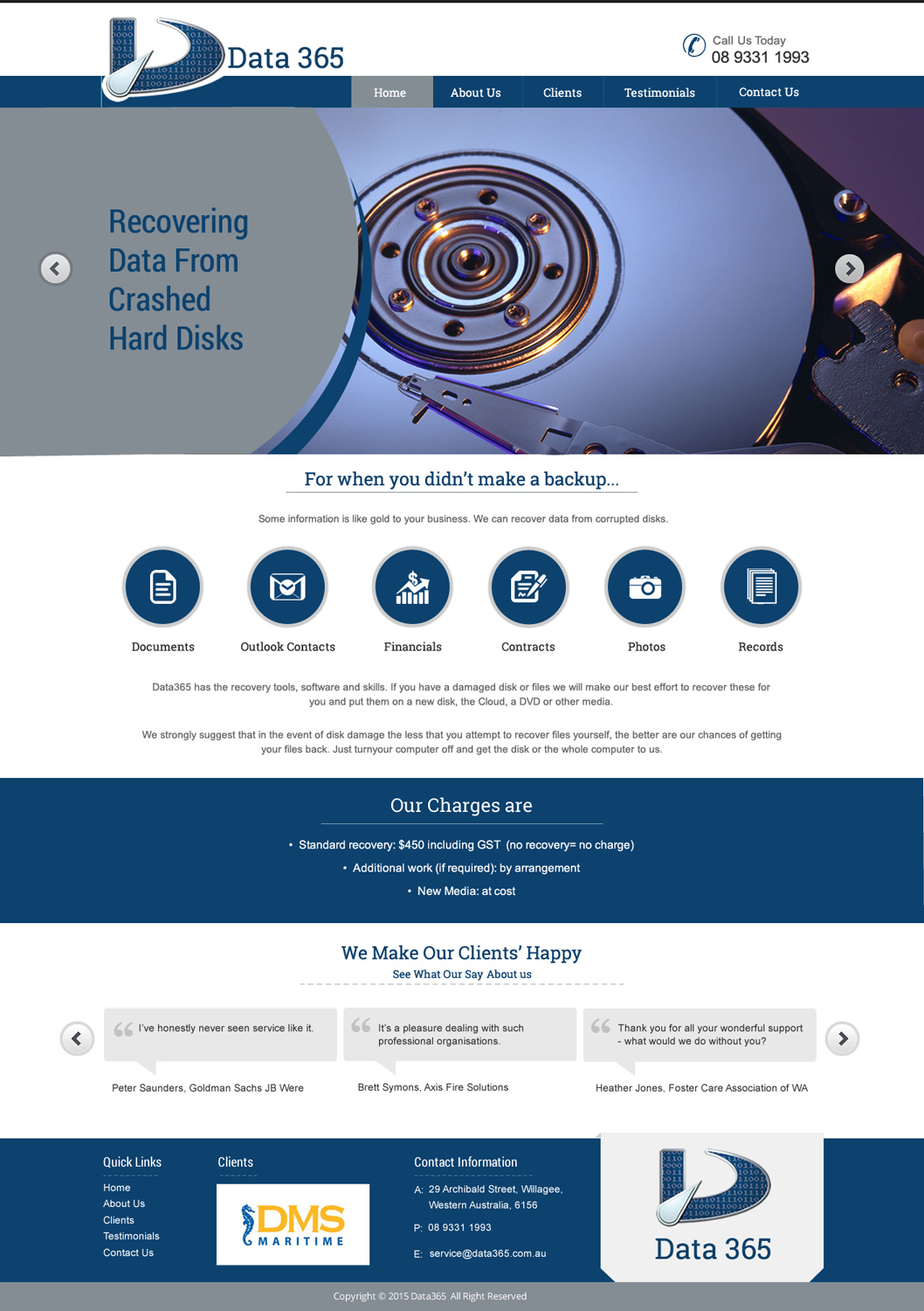 Diseño Web por harmi_199 para Data365 | Diseño #6149054