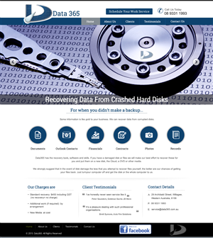 Web Design by harmi_199 for Data365 | Design: #6149615
