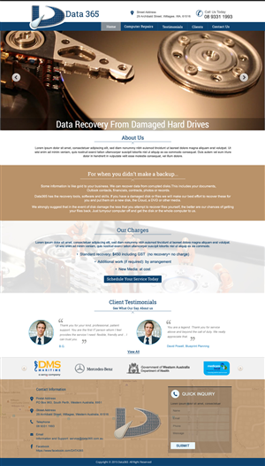 Diseño Web por harmi_199 para Data365 | Diseño: #6212091