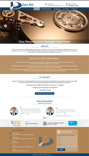 Diseño Web por harmi_199 para Data365 | Diseño: #6222716