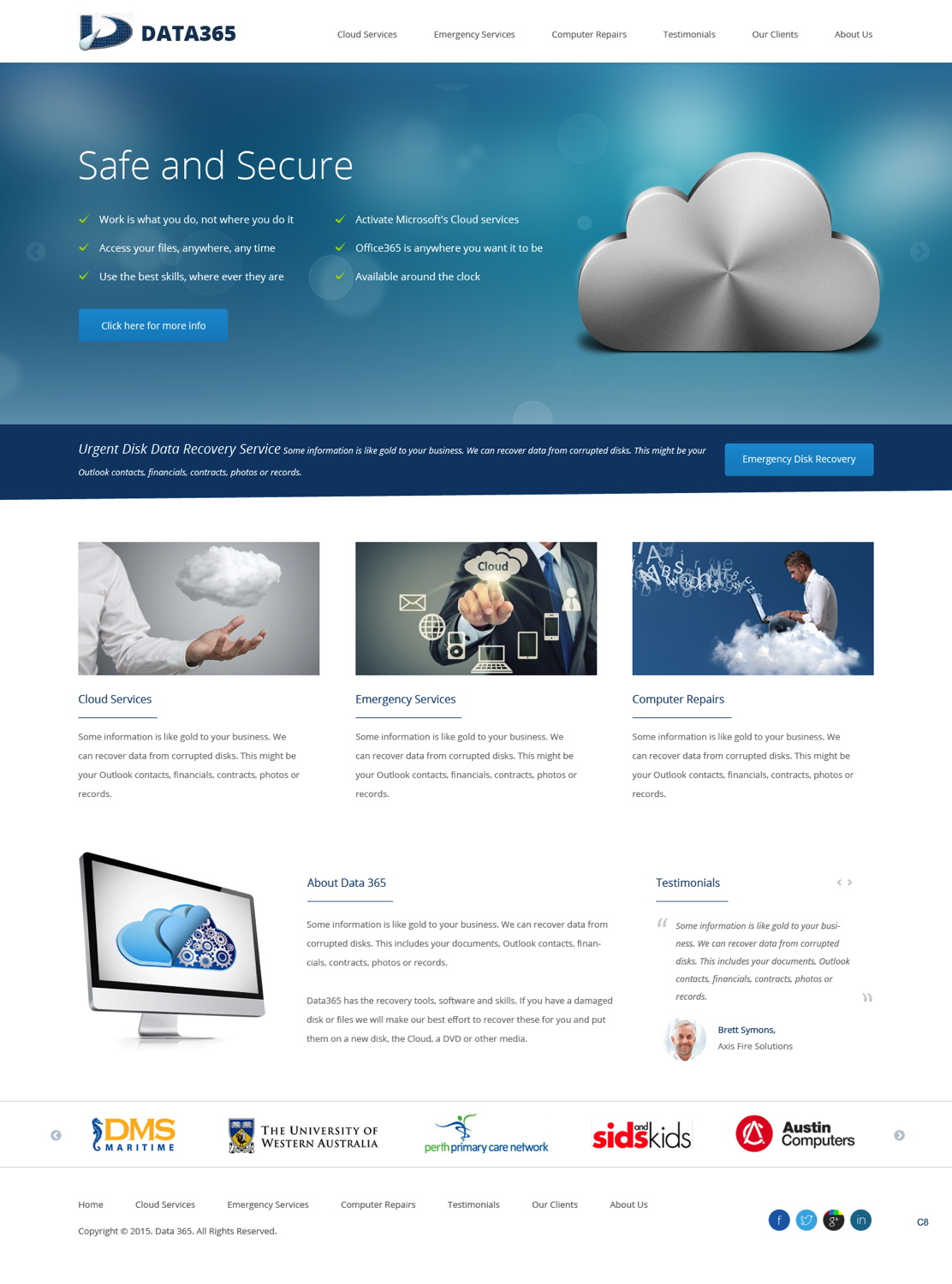 Web Design by pb for Data365 | Design #6120017