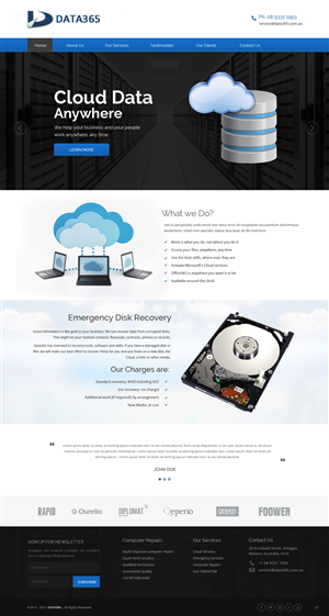 Diseño Web por pb para Data365 | Diseño: #6120018