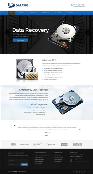 Diseño Web por pb para Data365 | Diseño: #6155259