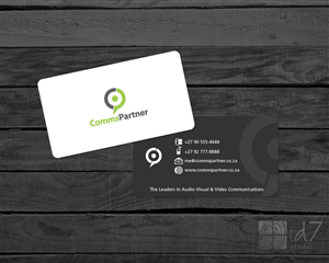 Design de Carte de Visite par ID7 Studio pour Comms Partner (Pty) Ltd. | Design #1614398