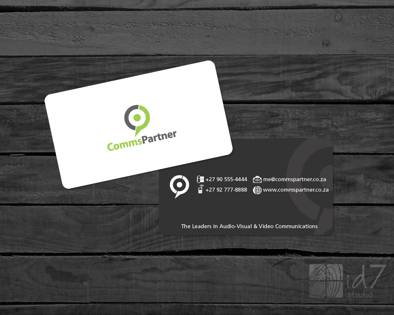 Business Card Design by ID7 Studio for Comms Partner (Pty) Ltd. | Design #1614410