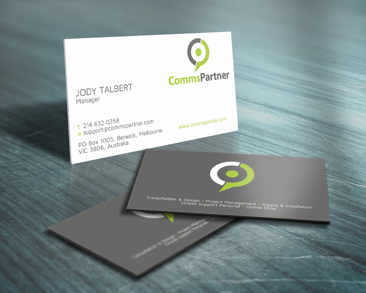 Business Card Design by HYPdesign for Comms Partner (Pty) Ltd. | Design #1614421