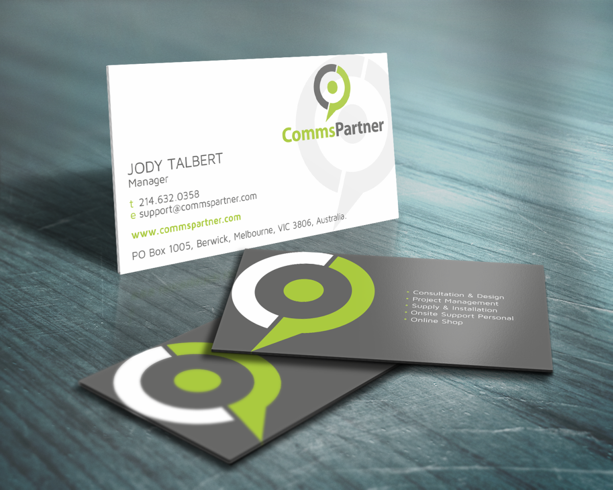 Business Card Design by HYPdesign for Comms Partner (Pty) Ltd. | Design #1614425