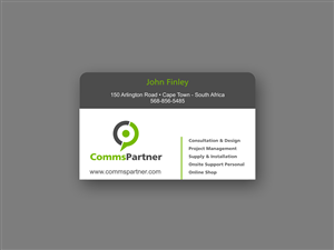 Business Card Design by vladst2004 for Comms Partner (Pty) Ltd. | Design: #1614282