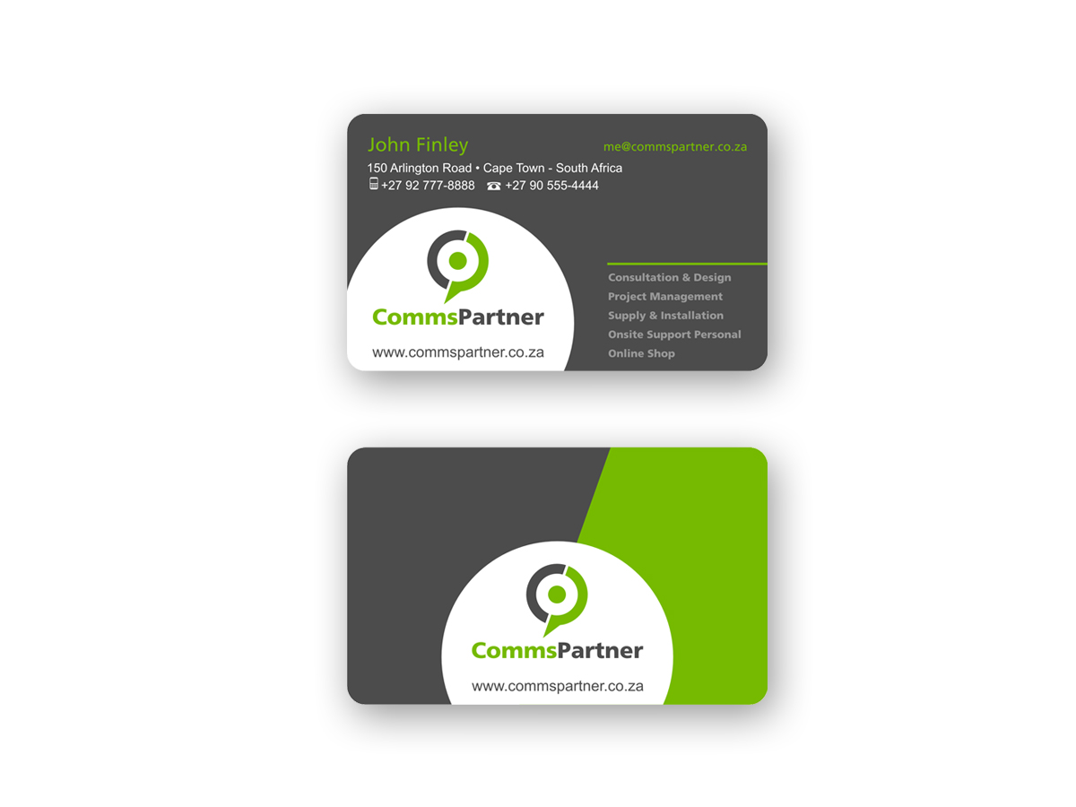 Business Card Design by vladst2004 for Comms Partner (Pty) Ltd. | Design #1614736
