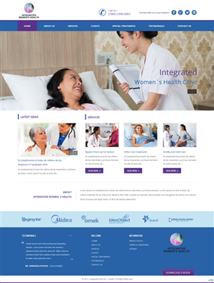 Web Design by pb for this project | Design: #6008975