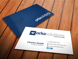 Orka Solutions Business Card Design