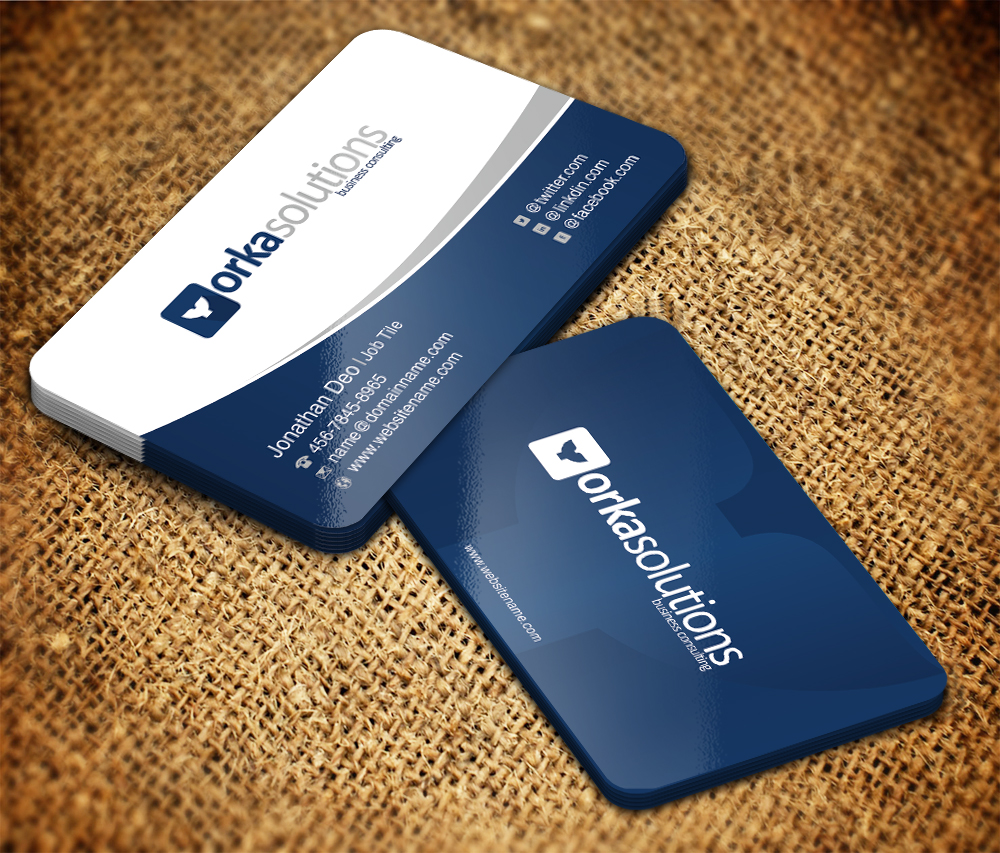 Visitenkarten-Design von Sarmishtha Chattopadhyay_loginchange für dieses Projekt | Design #5999356