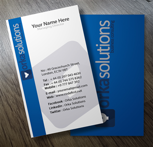 Business Card Design by sameerakings for this project | Design #6016066