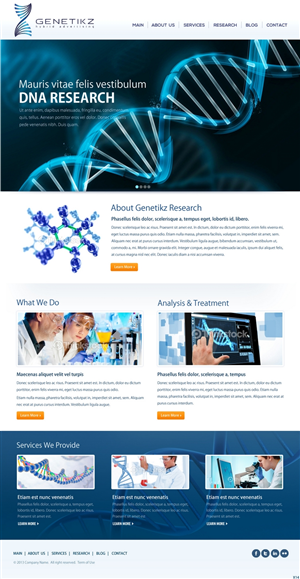 Web Design by pb for this project | Design: #1623618