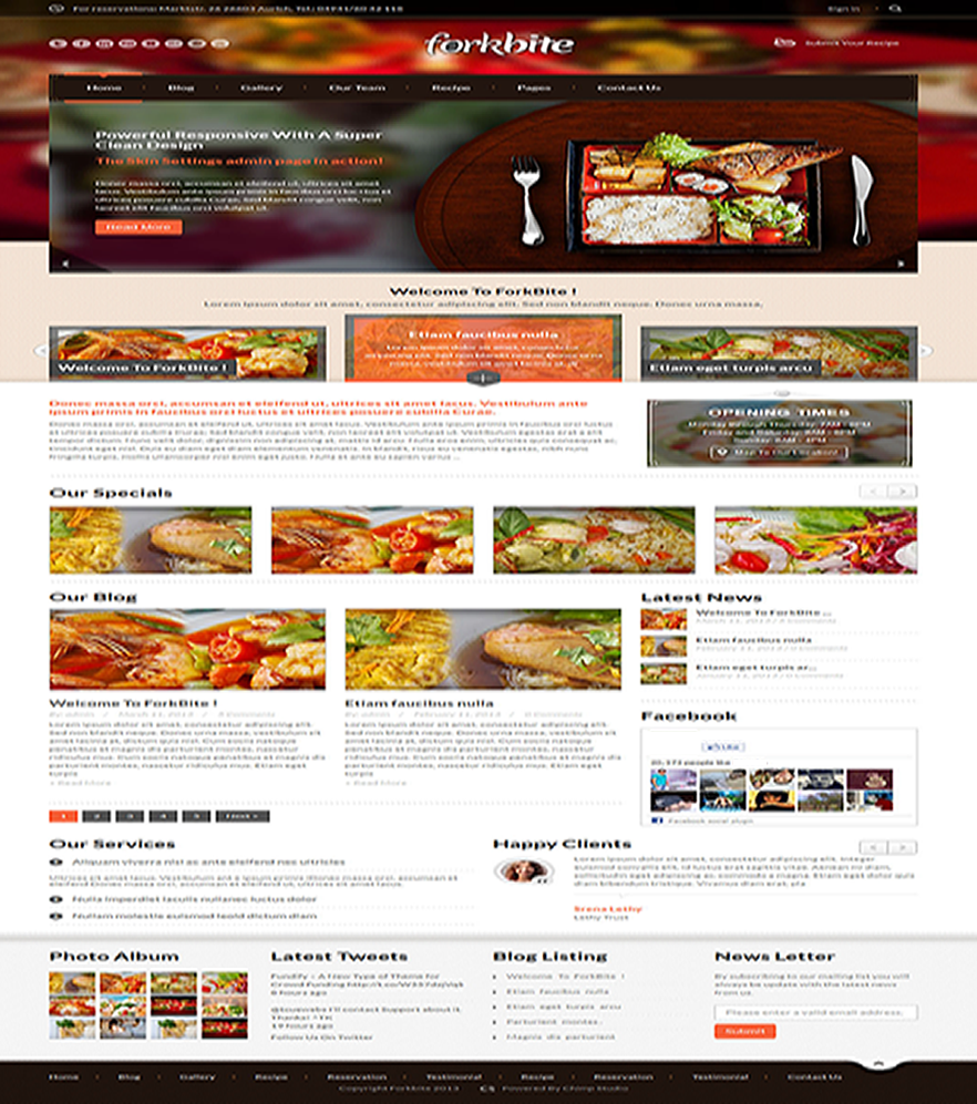 Wordpress Design by aue4real for Shiner Smokehouse | Design #1625585