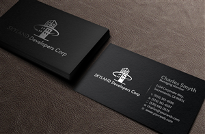 Business Card Design for general contractor or developer