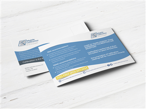 Design de Carte Postale par Haris H. pour Mobile Calibration Services LLC | Design : #6022570