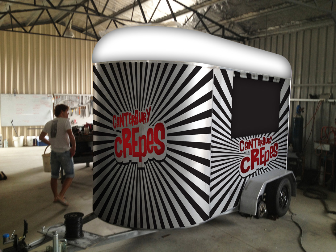 Signage Design by tahir for Canterbury Crepes | Design #1773759