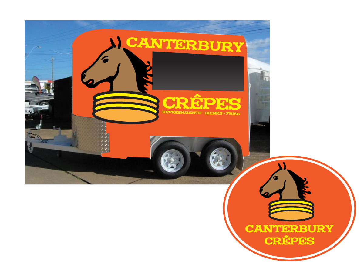 Signage Design by Vectostyler for Canterbury Crepes | Design #1637365