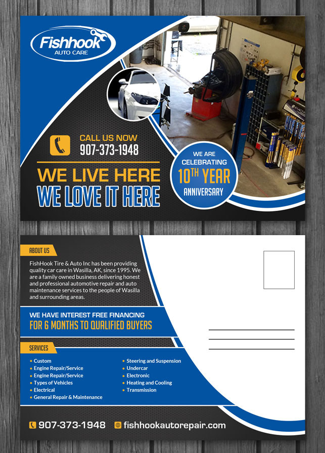 Postcard Design by debdesign for this project | Design #6028466