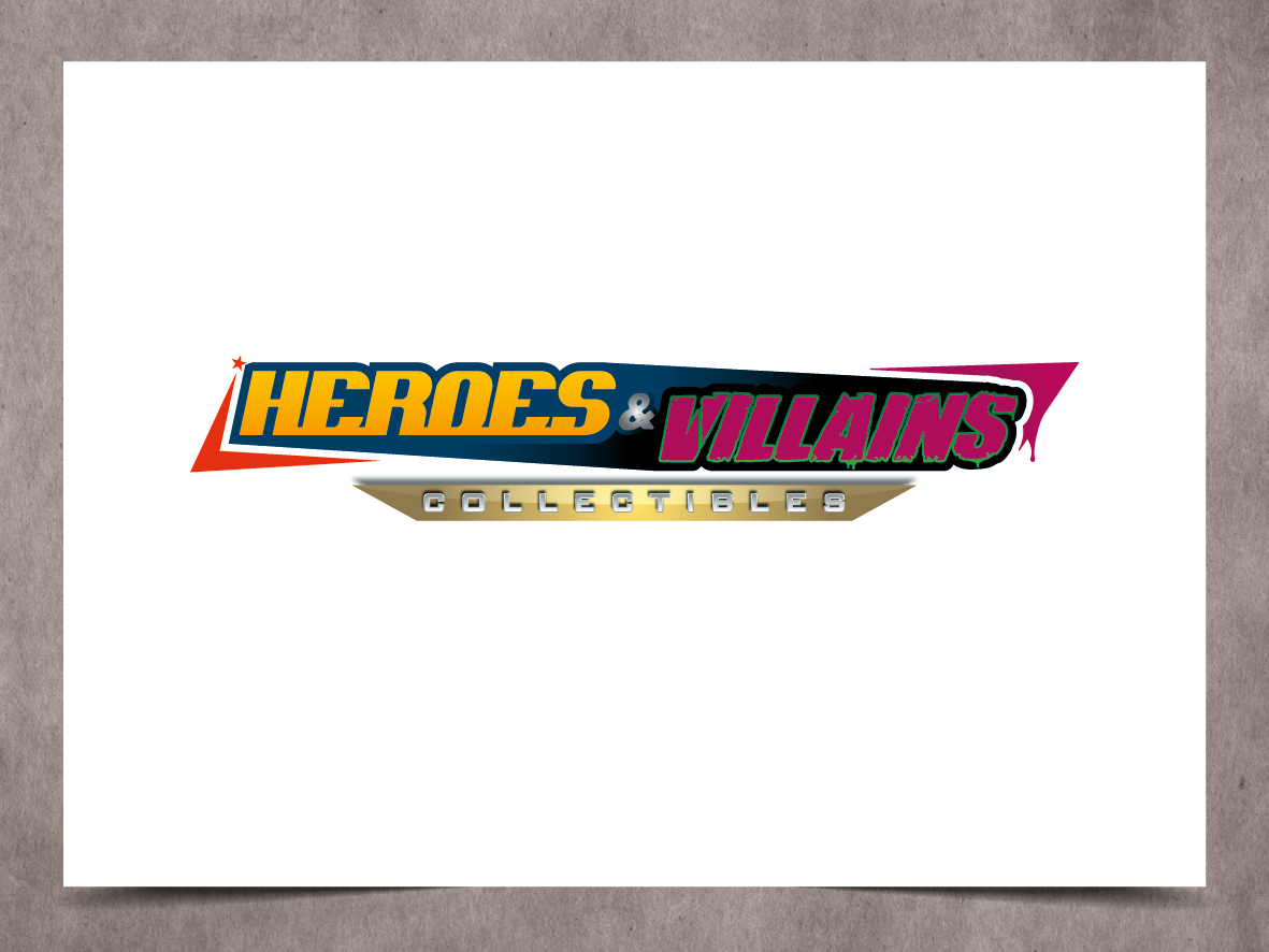 Logo Design by sD for Heroes and Villains Collectibles | Design #1624789