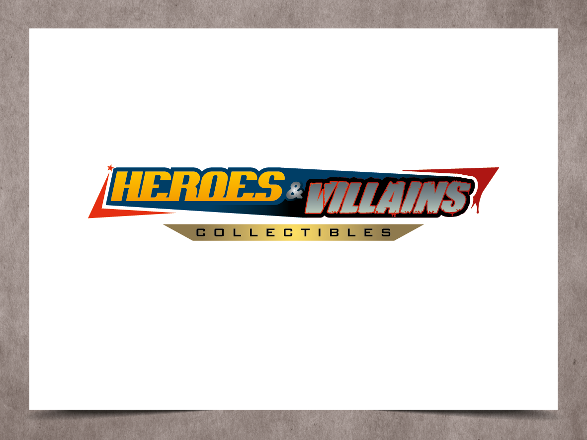 Logo Design by sD for Heroes and Villains Collectibles | Design #1627590