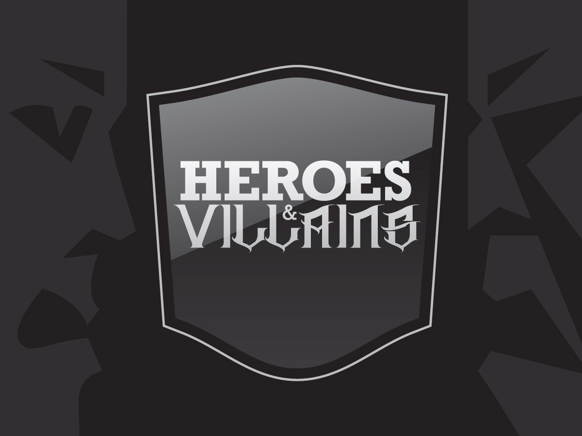 Logo Design by RAW for Heroes and Villains Collectibles | Design #1631700