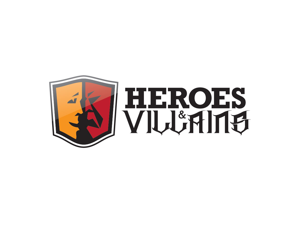 Logo Design by RAW for Heroes and Villains Collectibles | Design #1631706