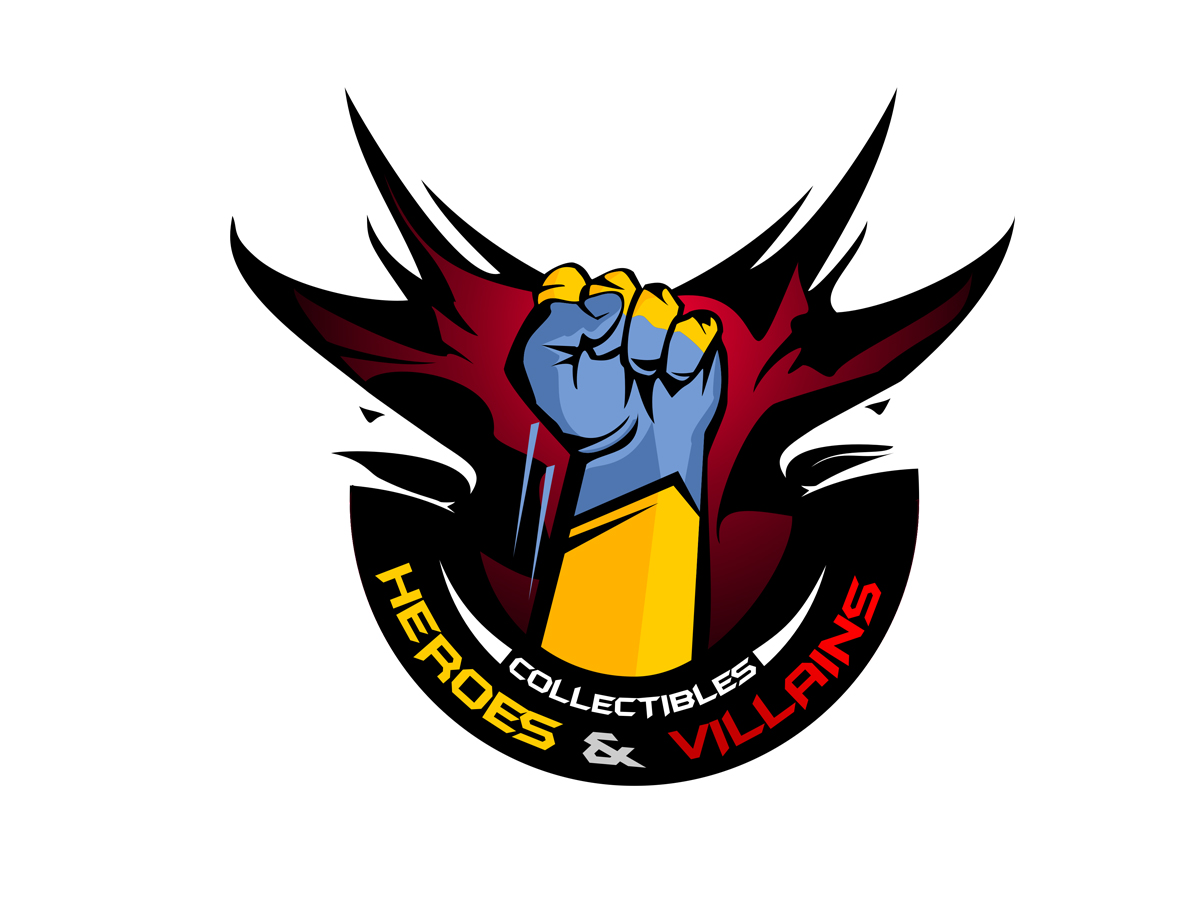 Logo Design by vladst2004 for Heroes and Villains Collectibles | Design #1620591