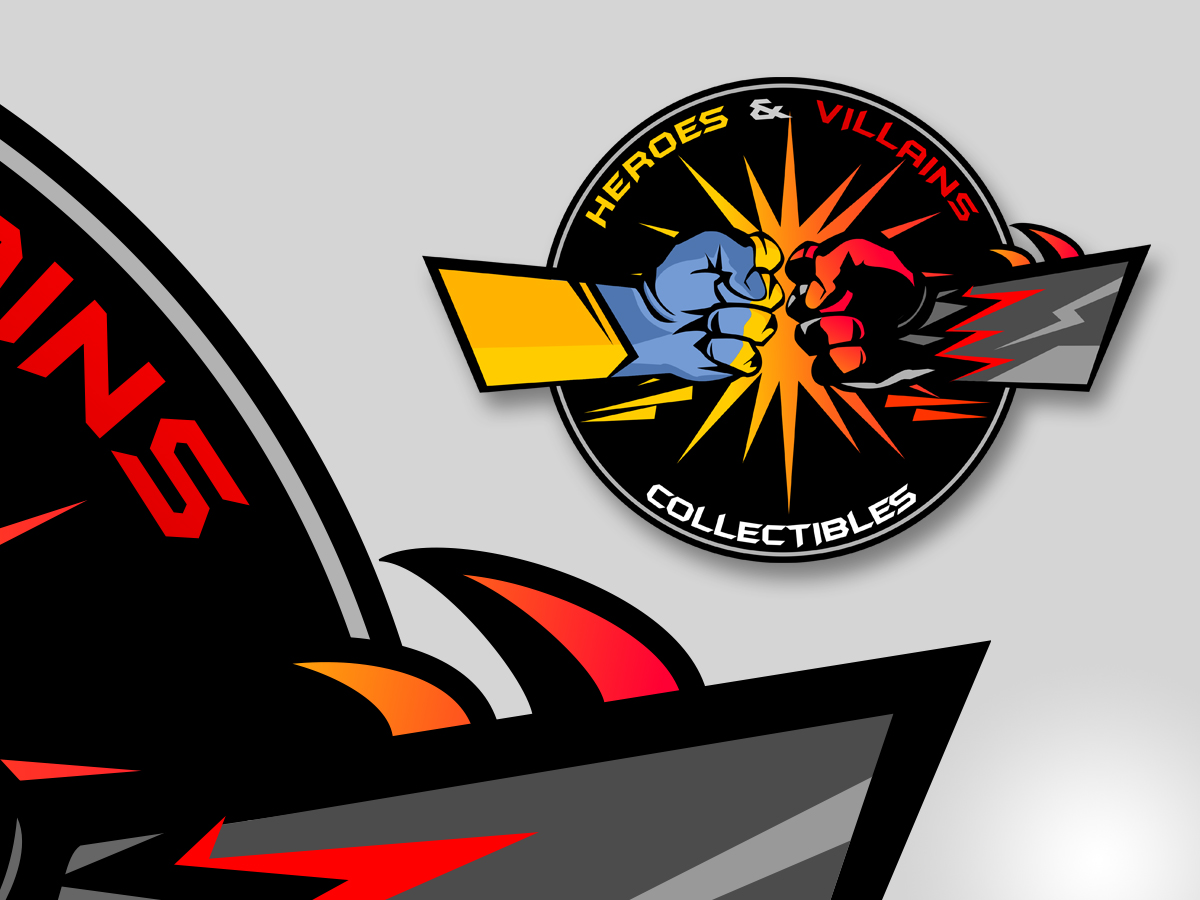 Logo Design by vladst2004 for Heroes and Villains Collectibles | Design #1631657
