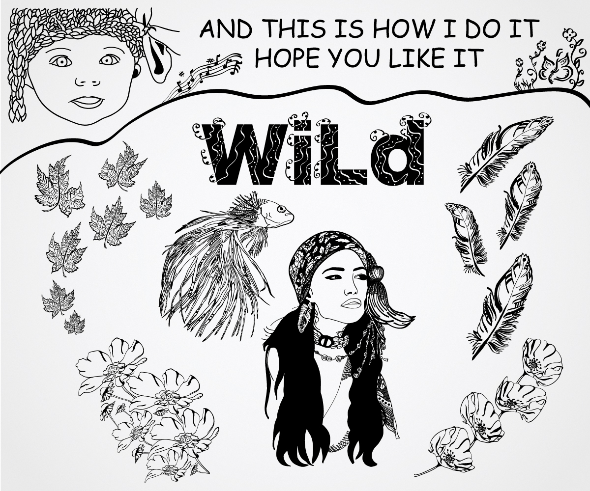 Illustration Design by wall-jamboree for She Stamps | Design #6064165