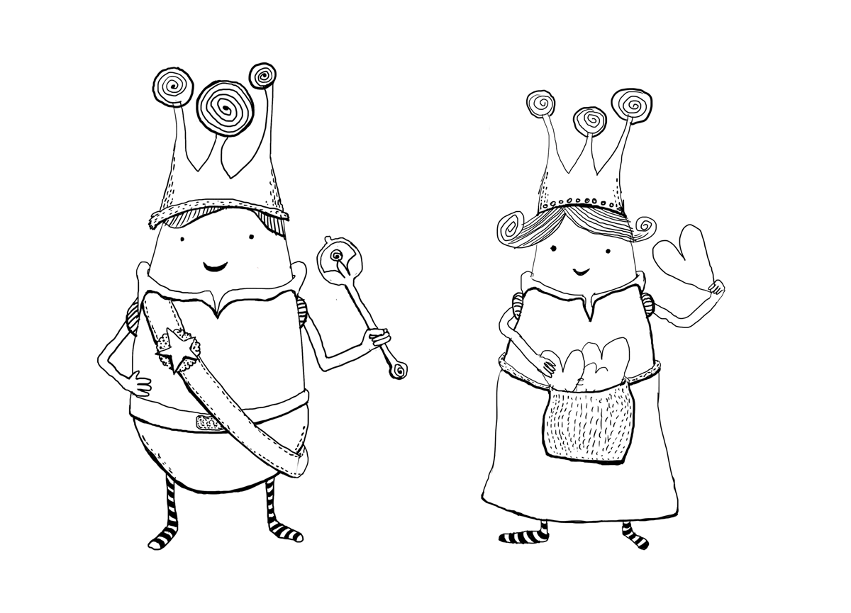 Illustration Design by -mch- for She Stamps | Design #6072332