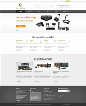 Web Design par Banzufm pour Comms Partner (Pty) Ltd. | Design #1626955