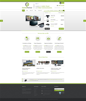 Web Design by AriefK for Comms Partner (Pty) Ltd. | Design: #1632211