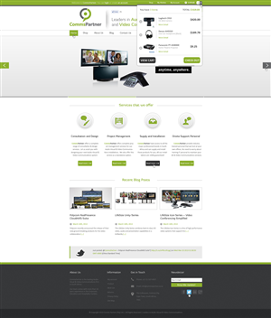 Web Design by AriefK for Comms Partner (Pty) Ltd. | Design: #1632228