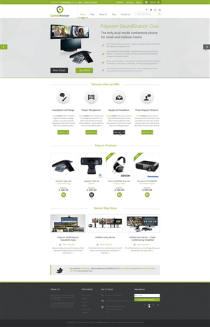 Web Design by AriefK for Comms Partner (Pty) Ltd. | Design: #1649475