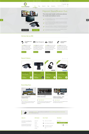 Web Design by AriefK for Comms Partner (Pty) Ltd. | Design: #1649645