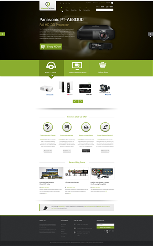 Web Design par AriefK pour Comms Partner (Pty) Ltd. | Design : #1653881