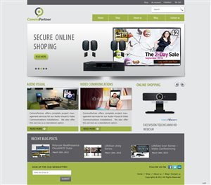 Web Design par pb pour Comms Partner (Pty) Ltd. | Design : #1631921
