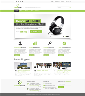 Web Design par TechWise pour Comms Partner (Pty) Ltd. | Design : #1640007