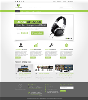 Web Design par TechWise pour Comms Partner (Pty) Ltd. | Design : #1640010