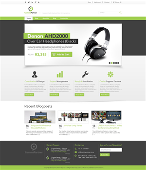 Web Design par TechWise pour Comms Partner (Pty) Ltd. | Design : #1640012