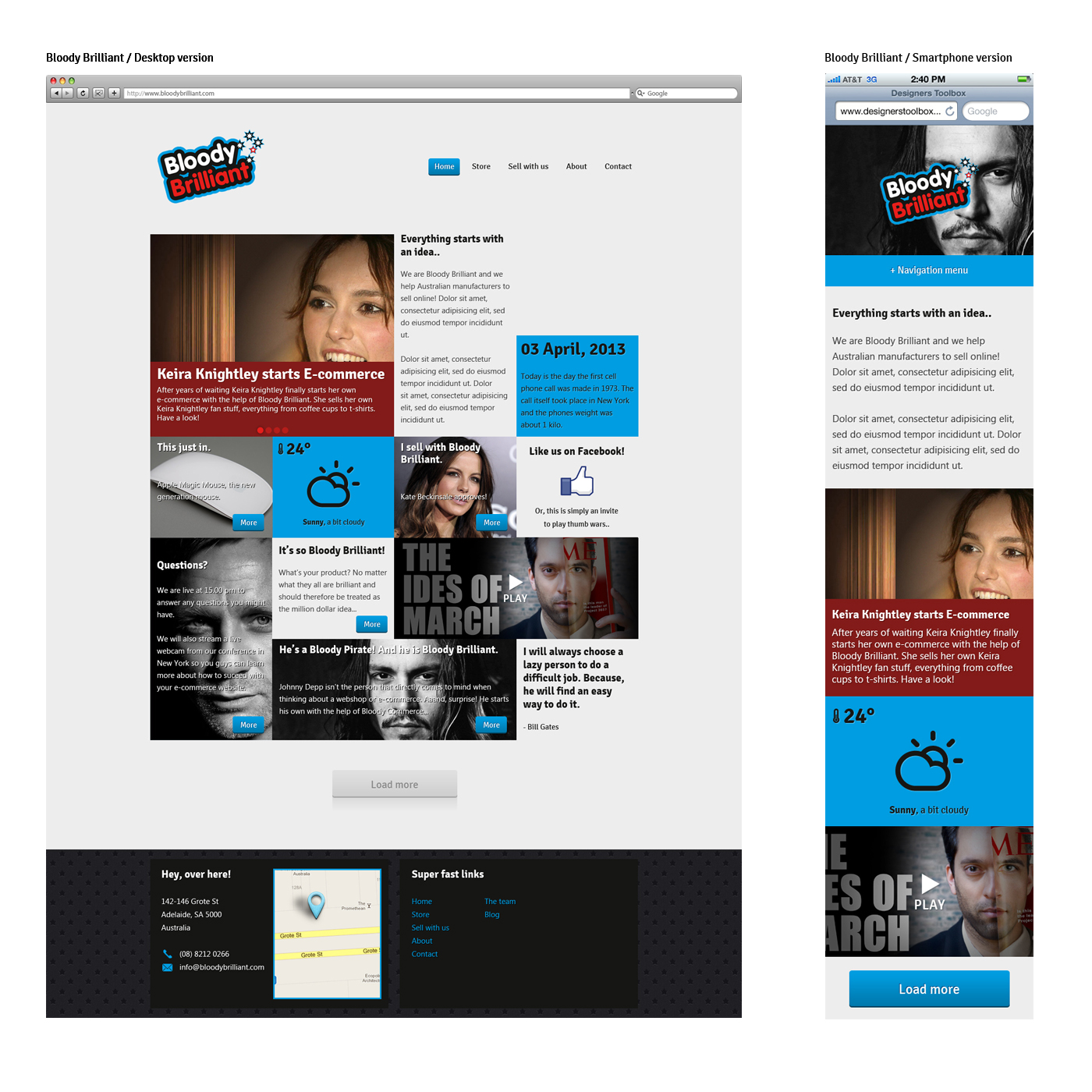 Web Design by Edvin Uddfalk for this project | Design #1642127