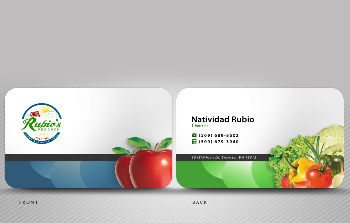 Business Card Design by disign for this project | Design #317324