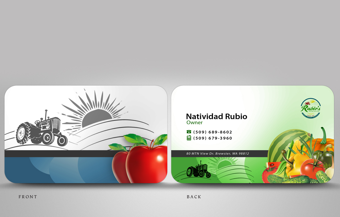 Business Card Design by disign for this project | Design #319923