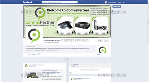 Facebook-Design von CENTERSPREAD für Comms Partner (Pty) Ltd. | Design: #1624261